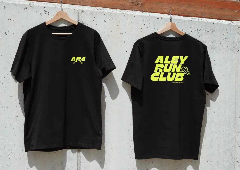 Aley Run Club, apparel & identity
