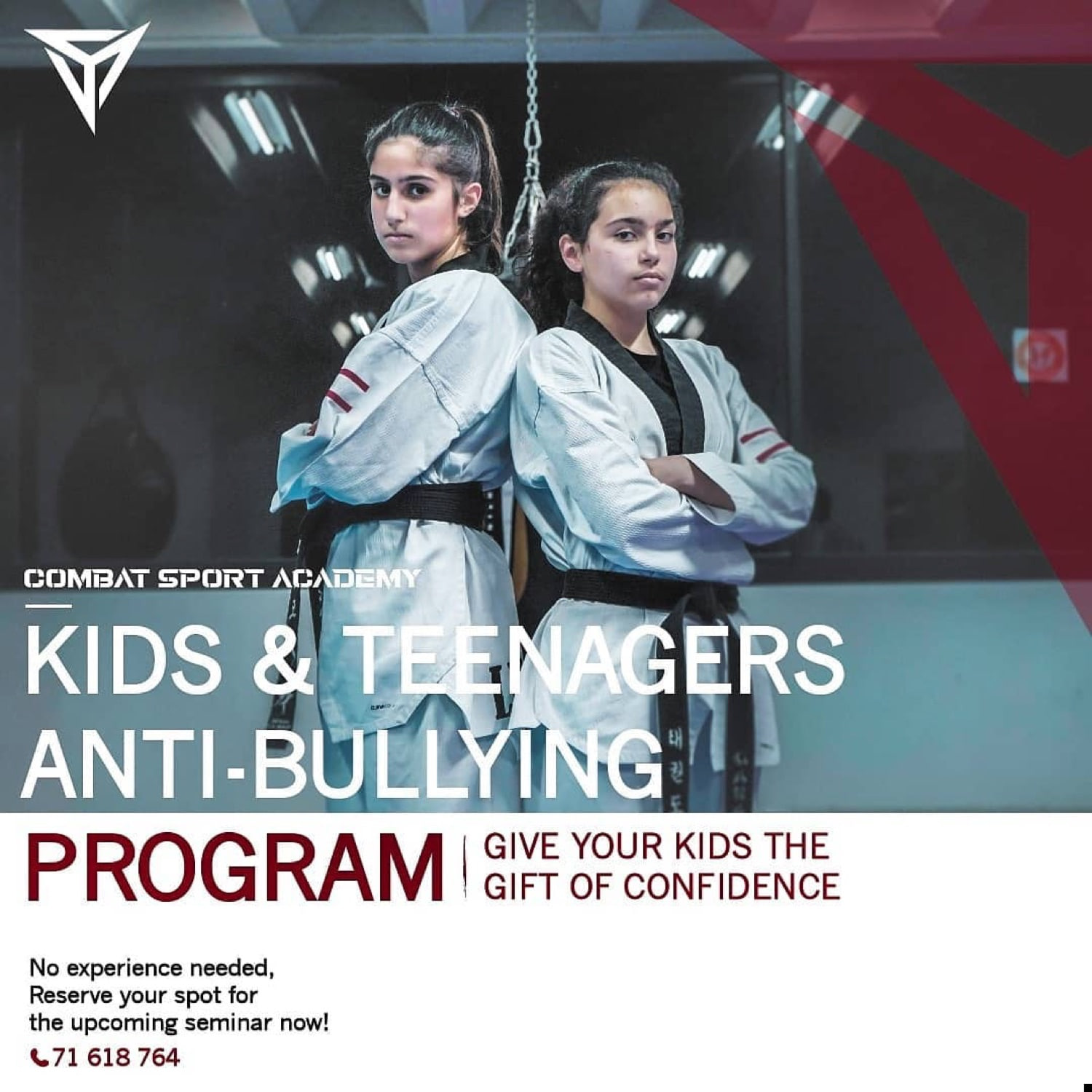 Combat Sports Academy Kids & Teenagers Anti-Bullying Program
