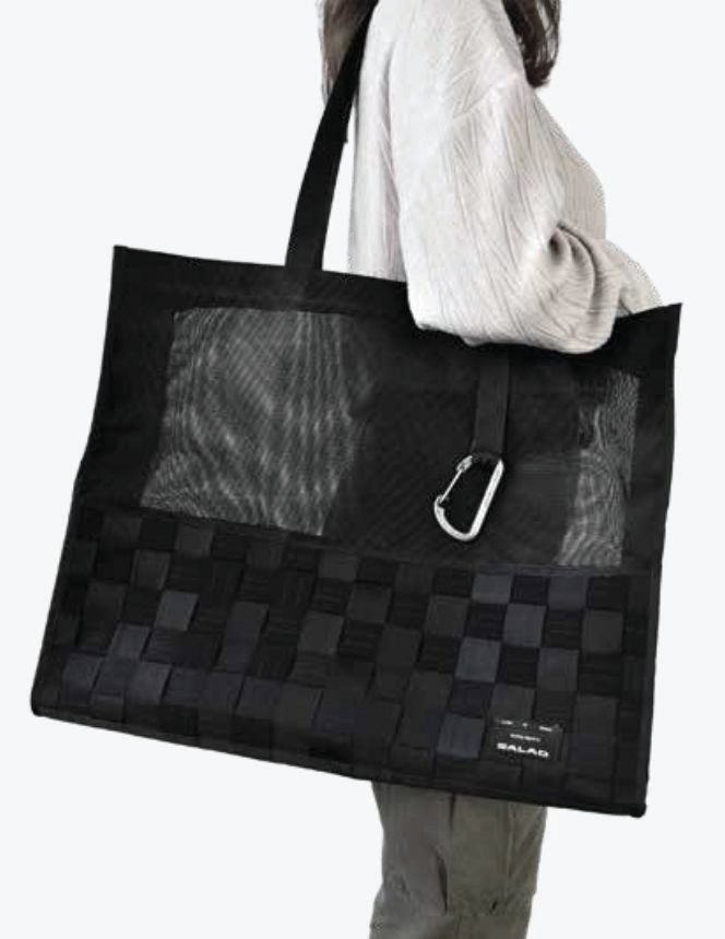 The Market Tote, upcycled merchandise by FabricAID