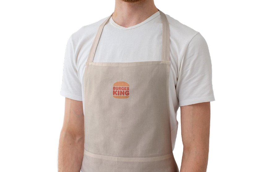 Branded hospitality apron
