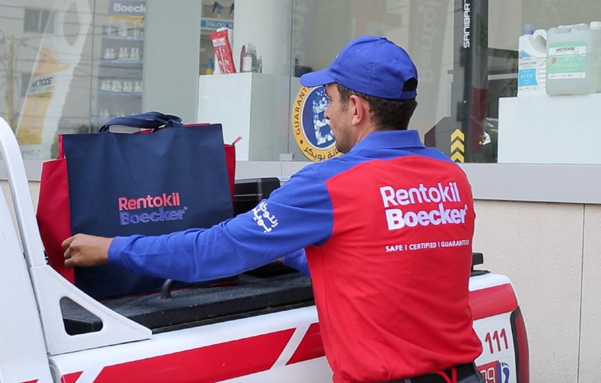 Branded field uniform worn on the job